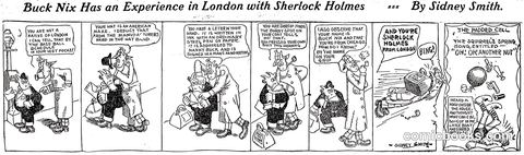 Buck Nix Has an Experience in London with Sherlock Holmes
