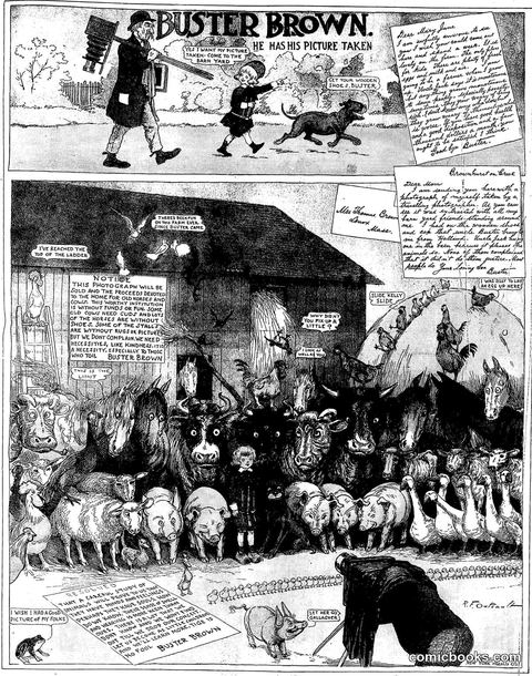 Buster Brown — He Has His Picture Taken