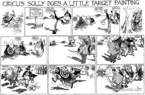 Circus Solly Does a Little Target Painting