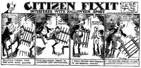 Citizen Fixit: Interferes with Halloween Sport