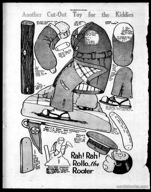 Cut-Out Toy: Rollo the Rooter
