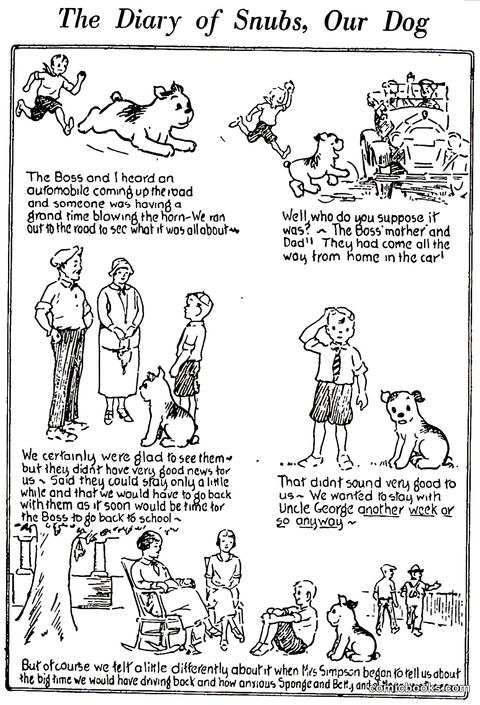 The Diary of Snubs, Our Dog