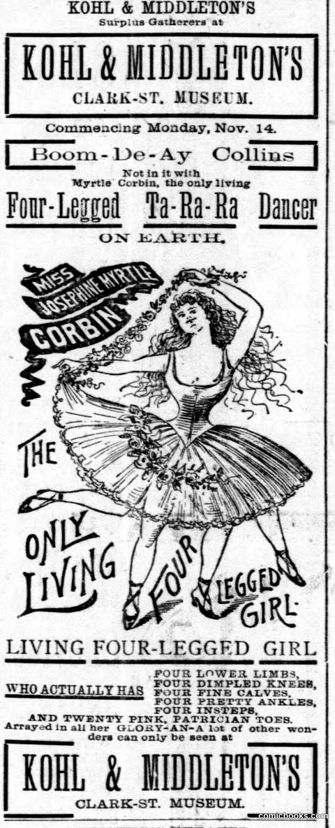 Kohl & Middleton's Museum Advertisement