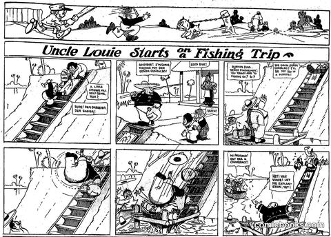Uncle Louie Starts on a Fishing Trip