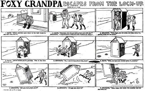 Foxy Grandpa Escapes from the Lock-Up