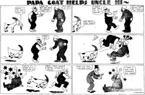 Papa Goat Helps Uncle Hi