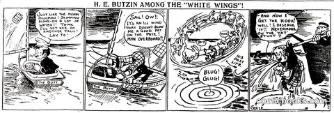 H. E. Butzin Among the 'White Wings'