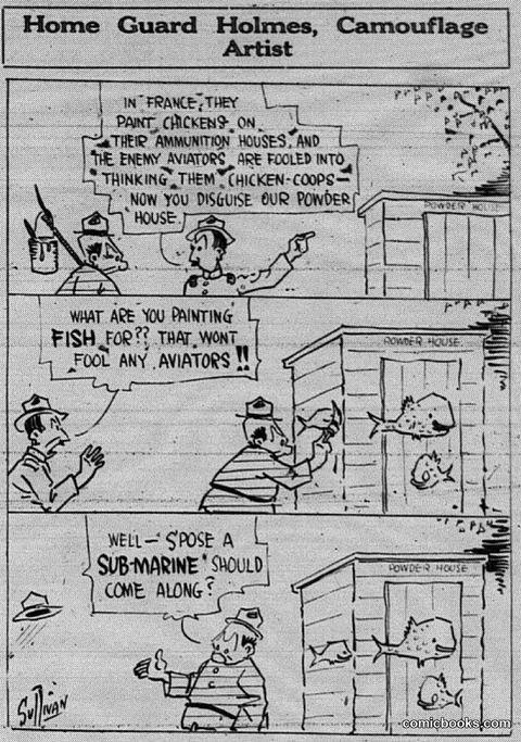 Home Guard Holmes, Camouflage Artist