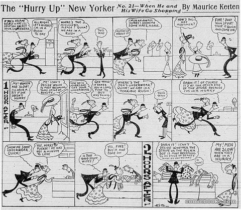 The "Hurry Up" New Yorker