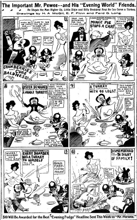 The Important Mr. Pewee and His 'Evening World' Friends