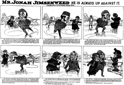 Mr. Jonah Jimsenweed: He Is Always Up Against It