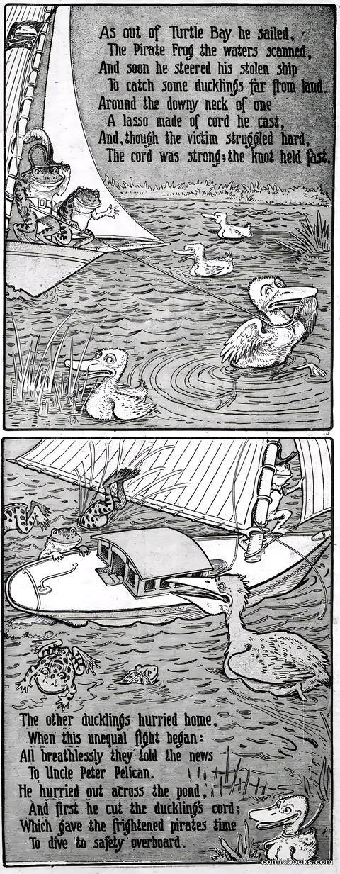 Pirate Frog and Uncle Peter Pelican