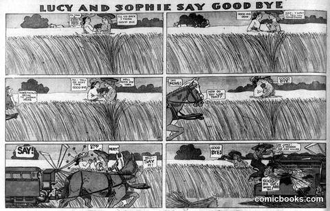 Lucy and Sophie Say Goodbye