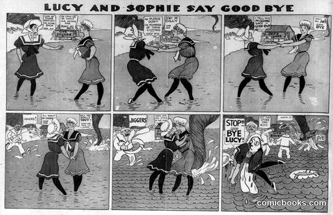 Lucy and Sophie Say Goodbye