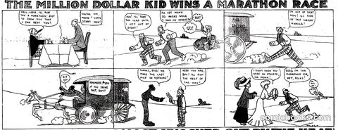 The Million Dollar Kid Wins a Marathon Race