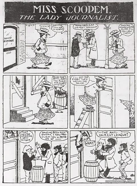 Miss Scoopem, The Lady Journalist