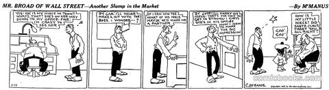 Mr. Broad of Wall Street — Another Slump in the Market