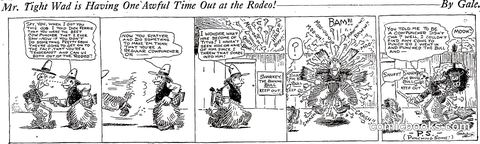 Mr. Tight Wad is Having One Awful Time Out at the Rodeo!
