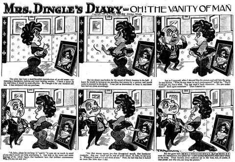 Mrs. Dingle's Diary: Oh! The Vanity of Man
