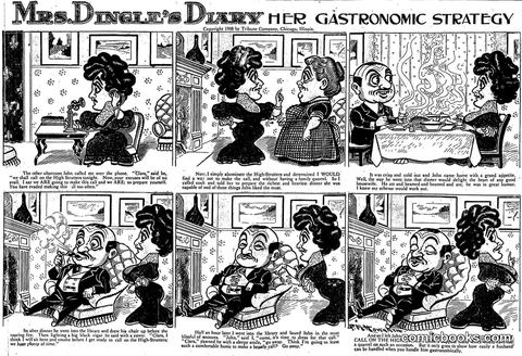 Mrs. Dingle's Diary: Her Gastronomic Strategy