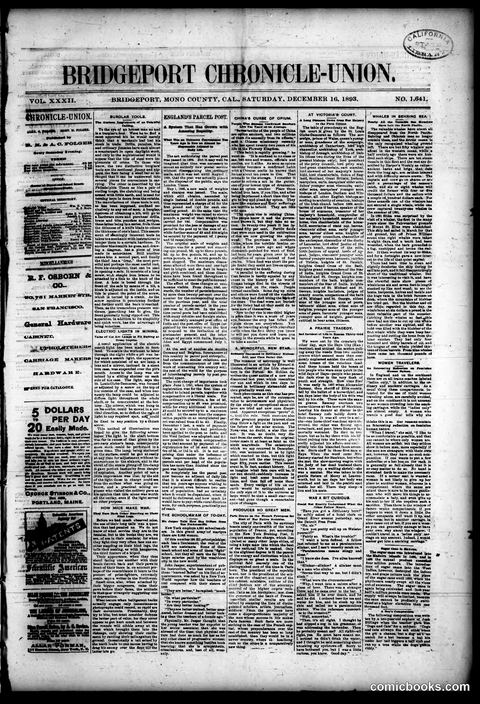 Bridgeport Chronicle-Union, December 16, 1893