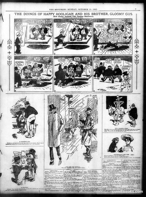 Happy Hooligan — St. Louis Republic, October 19, 1902