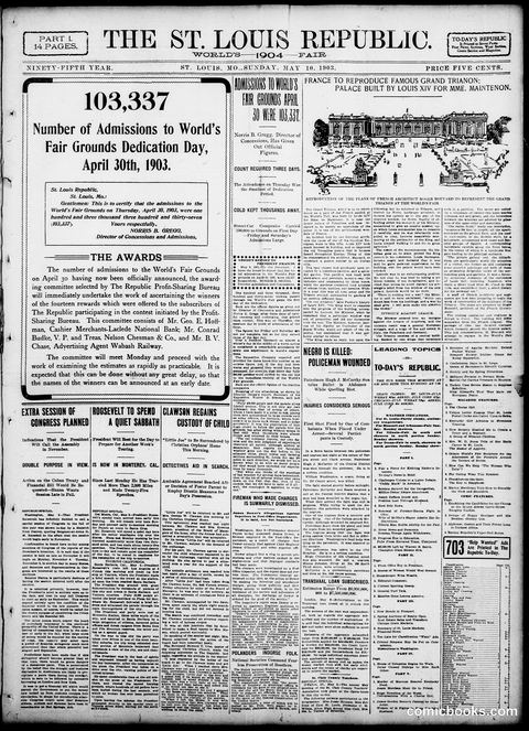 Happy Hooligan — St. Louis Republic, May 10, 1903