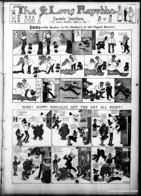 Happy Hooligan — St. Louis Republic, June 19, 1904