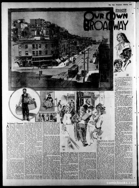 Our Own Broadway — The San Francisco Call, August 11, 1912