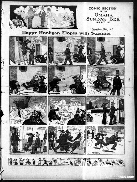 Happy Hooligan — Omaha Sunday Bee, December 29, 1912