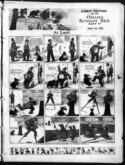 Happy Hooligan — Omaha Sunday Bee, June 1, 1913