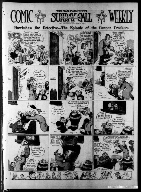 Hawkshaw the Detective—The Episode of the Cannon Crackers