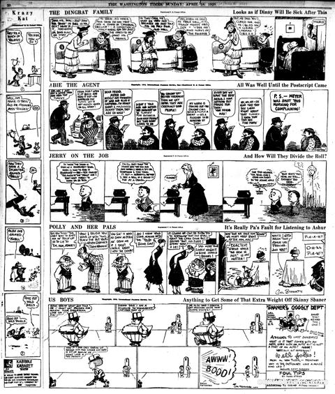 Jerry on the Job — The Washington Times, Sunday Comics Page