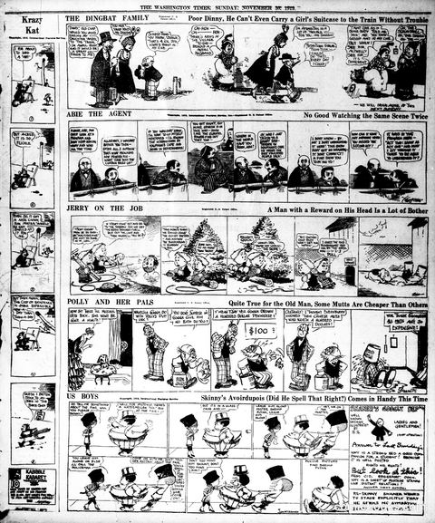 Krazy Kat — The Washington Times, November 30, 1919