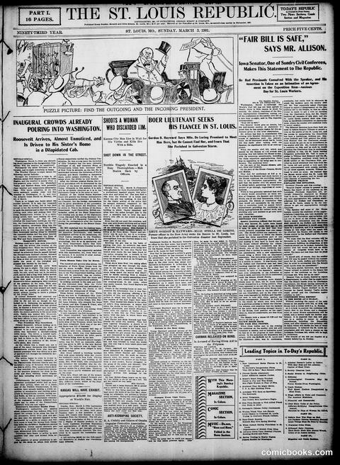 Sunday Comic Section — St. Louis Republic