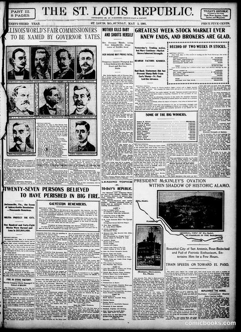 Sunday Comic Section — St. Louis Republic