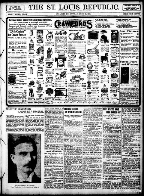 Sunday Comic Section — St. Louis Republic