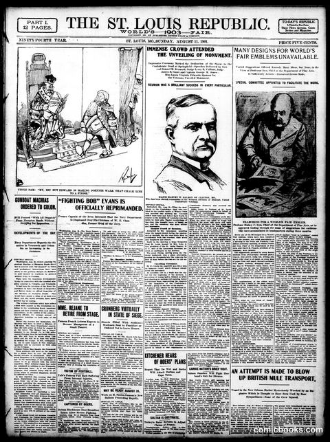 Sunday Comic Section — St. Louis Republic