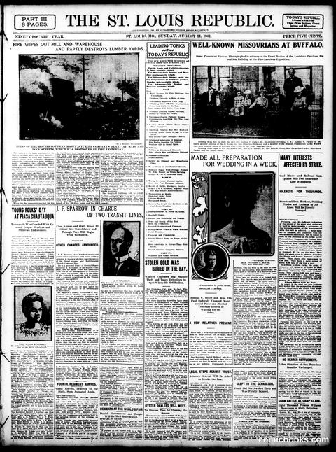 Sunday Comic Section — St. Louis Republic