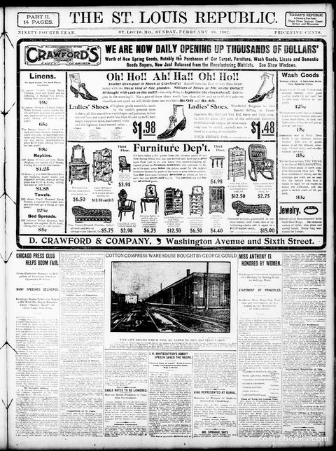 Sunday Comic Section — St. Louis Republic