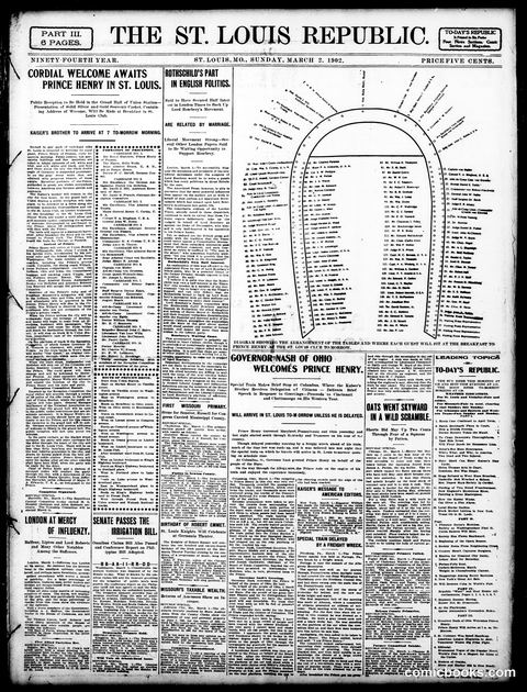 Sunday Comic Section — St. Louis Republic