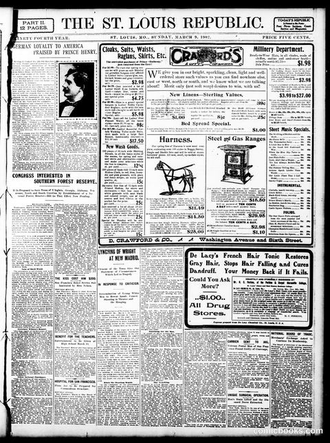 Sunday Comic Section — St. Louis Republic