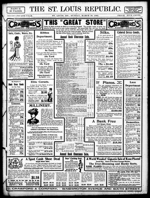 Sunday Comic Section