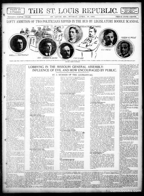 Sunday Comic Section — St. Louis Republic