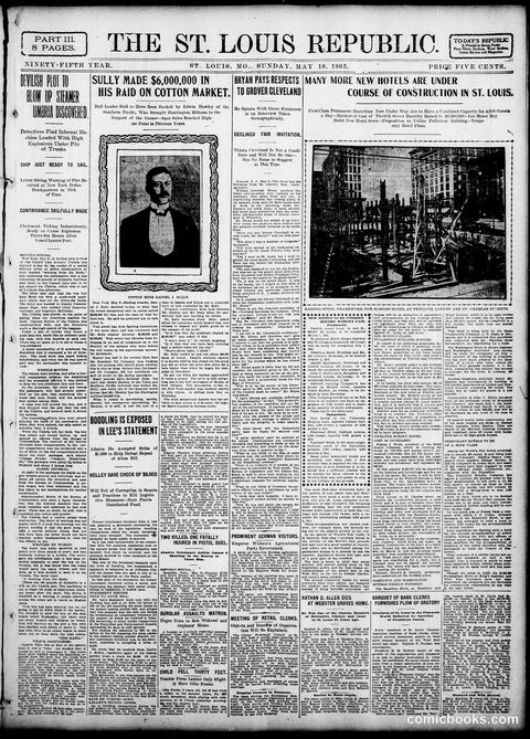 Sunday Comic Section — St. Louis Republic