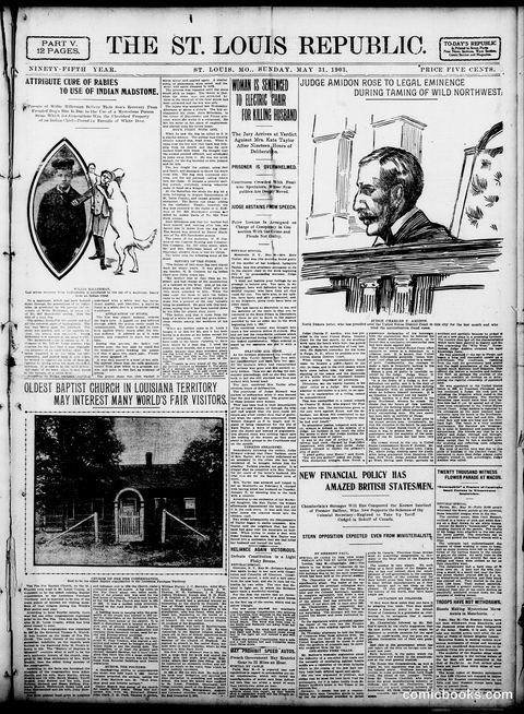 Sunday Comic Section — St. Louis Republic