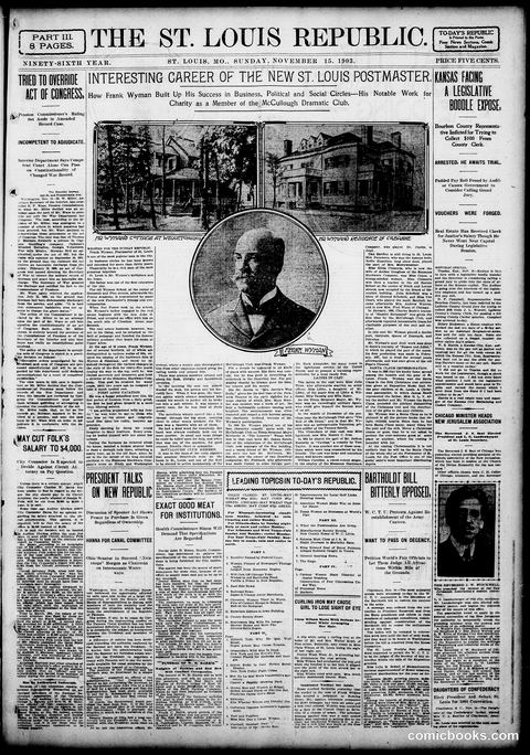 Sunday Comic Section — St. Louis Republic