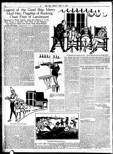 Legend of the Good Ship Merry Mud Hen, Flagship of Rocking Chair Fleet of Larchmont