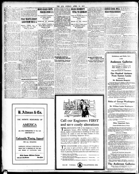 Sunday Comic Section — The Sun (New York)