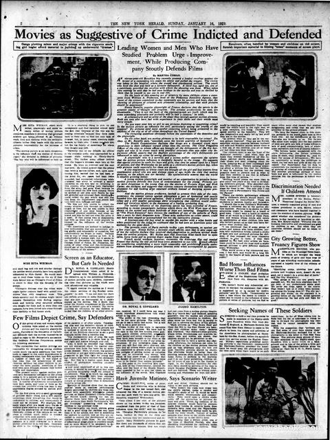 Sunday Comic Section — New York Herald
